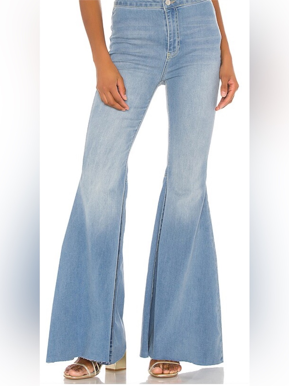 Free People We the Free Just Float On Flare Jeans light wash size 25